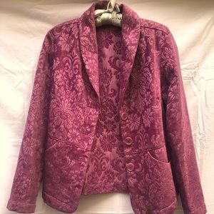 Brocade jacket, Rose Colored